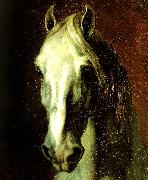 charles emile callande tete de cheval blanc Germany oil painting artist